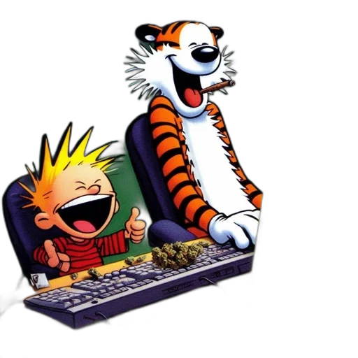 comic book art, concept art, cartoon, pixel art transparent PNG cut-out