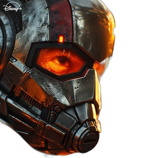 mask, robot, face, concept art transparent PNG cut-out