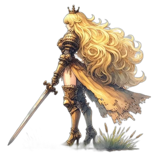 sword, crown, staff, weapon transparent PNG cut-out
