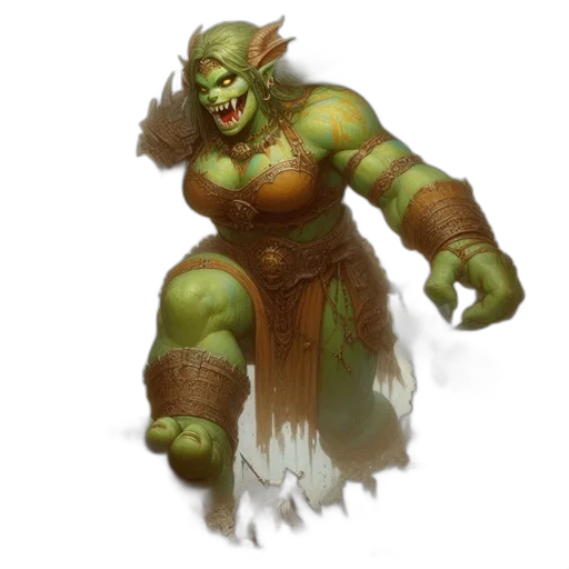 creature, staff, concept art, fantasy art transparent PNG cut-out