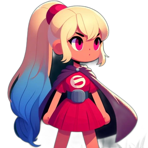 staff, dress, hair, jacket transparent PNG cut-out