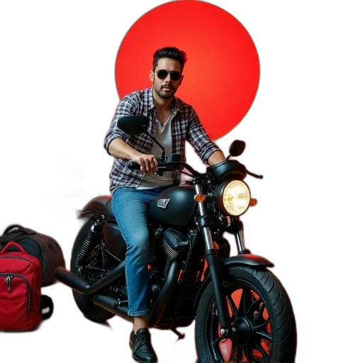 photorealistic, 3d render, concept art, man transparent PNG cut-out