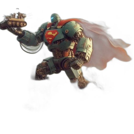 robot, weapon, concept art, fantasy art transparent PNG cut-out