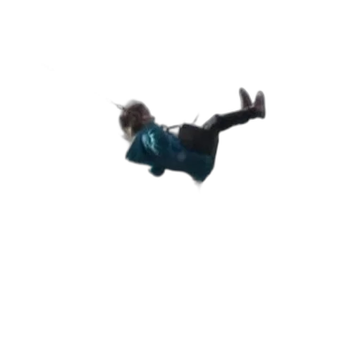 creature, staff, hair, jacket transparent PNG cut-out