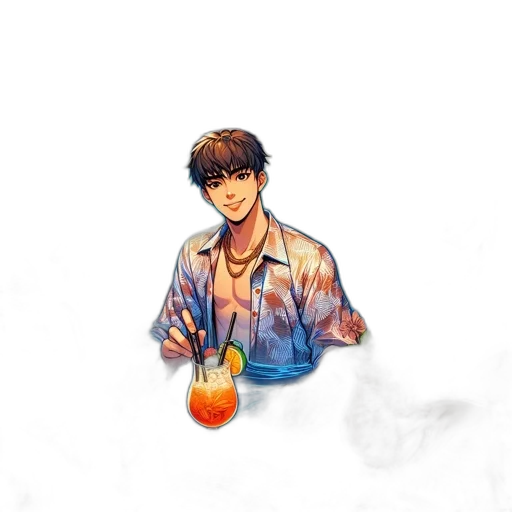 staff, food, bottle, jacket transparent PNG cut-out