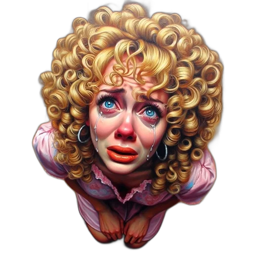 face, mask, creature, photorealistic transparent PNG cut-out