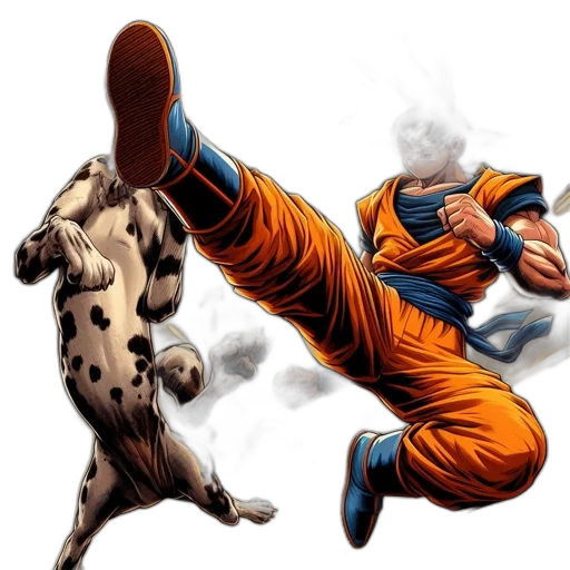 animal, staff, comic book art, concept art transparent PNG cut-out