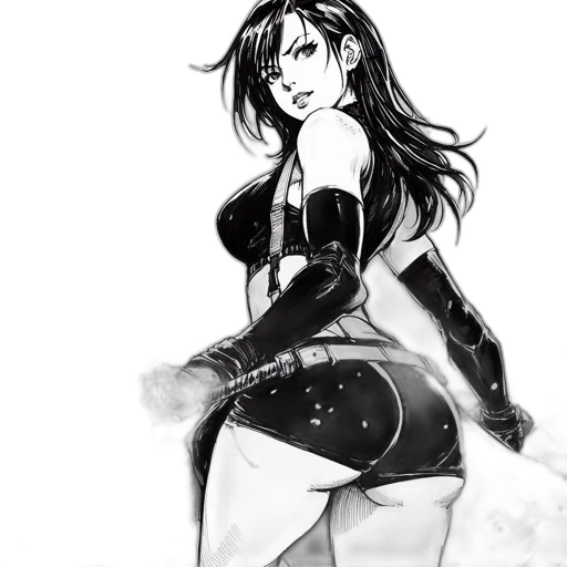 dress, weapon, comic book art, concept art transparent PNG cut-out