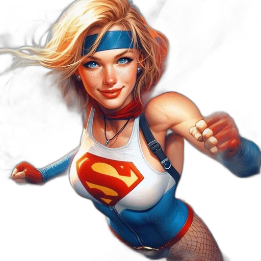 comic book art, concept art, fantasy art, photorealistic transparent PNG cut-out