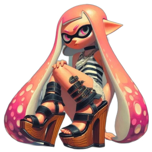 dress, shoes, weapon, mask transparent PNG cut-out