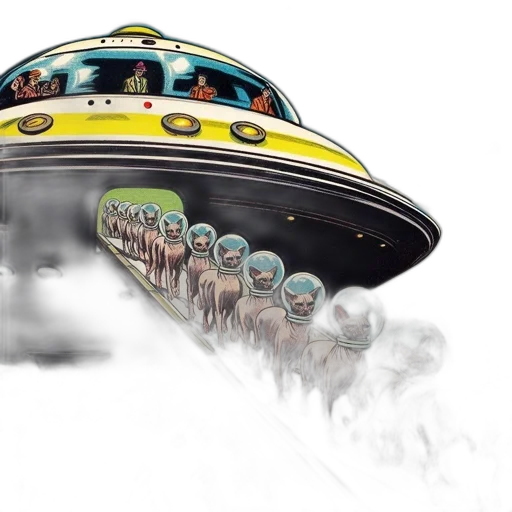 car, creature, robot, hat transparent PNG cut-out