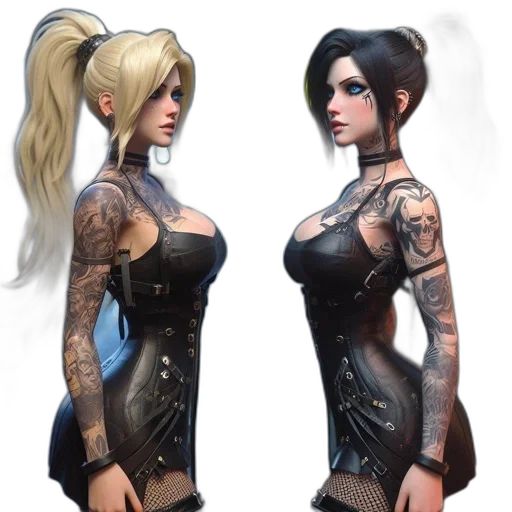 dress, concept art, fantasy art, 3d render transparent PNG cut-out