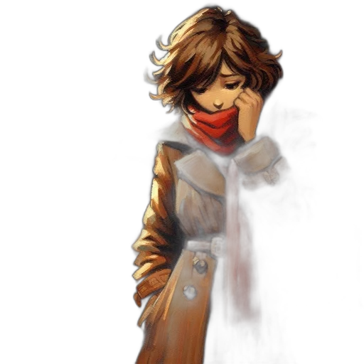 jacket, face, mask, concept art transparent PNG cut-out
