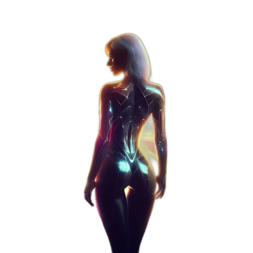 dress, robot, jacket, creature transparent PNG cut-out