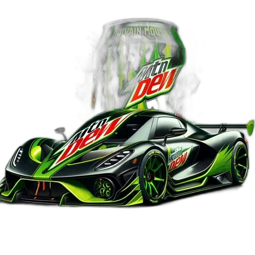 car, dragon, concept art, 3d render transparent PNG cut-out
