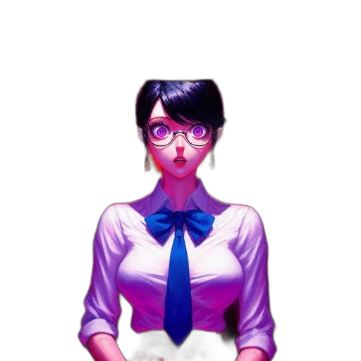 staff, dress, face, robot transparent PNG cut-out