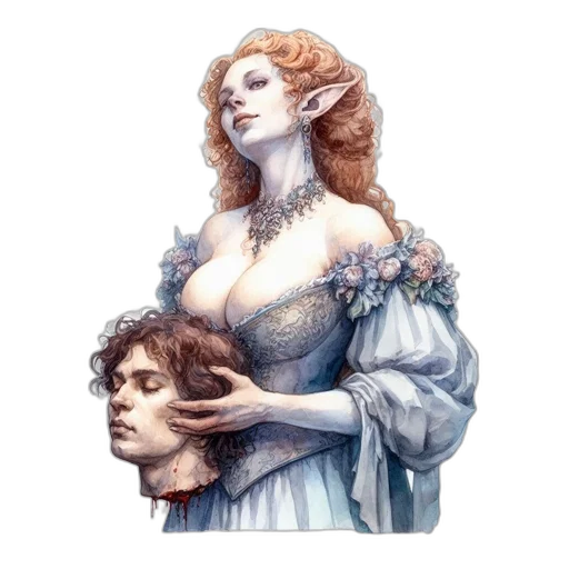 dress, crown, concept art, fantasy art transparent PNG cut-out