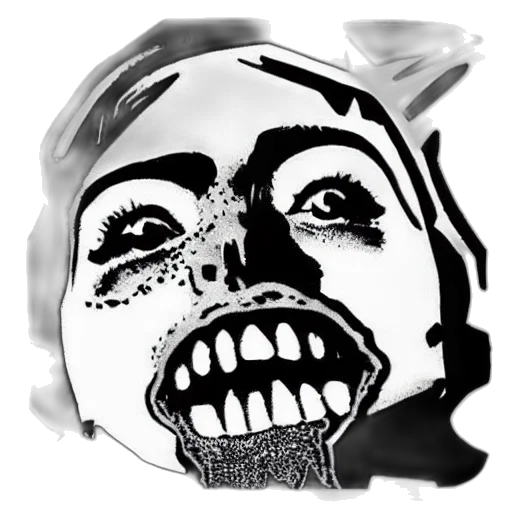 mask, face, crown, comic book art transparent PNG cut-out