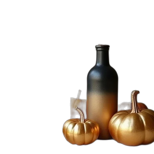 bottle, 3d render, photorealistic, earth tones transparent PNG cut-out