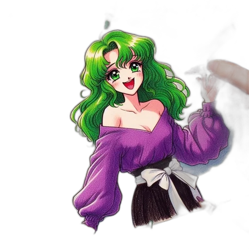 dress, watercolor, concept art, anime transparent PNG cut-out