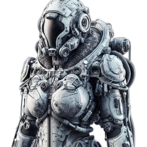 robot, mask, face, concept art transparent PNG cut-out
