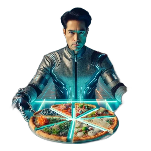 food, jacket, robot, concept art transparent PNG cut-out
