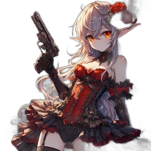 weapon, staff, sword, dress transparent PNG cut-out