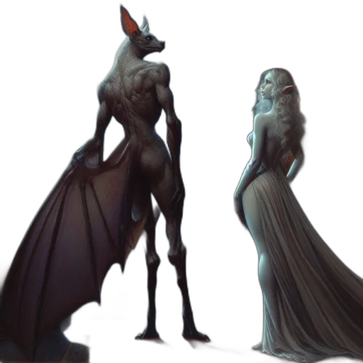 creature, dress, concept art, fantasy art transparent PNG cut-out