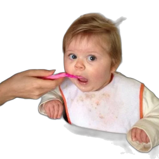 food, face, photorealistic, baby transparent PNG cut-out