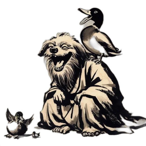 animal, concept art, comic book art, photorealistic transparent PNG cut-out