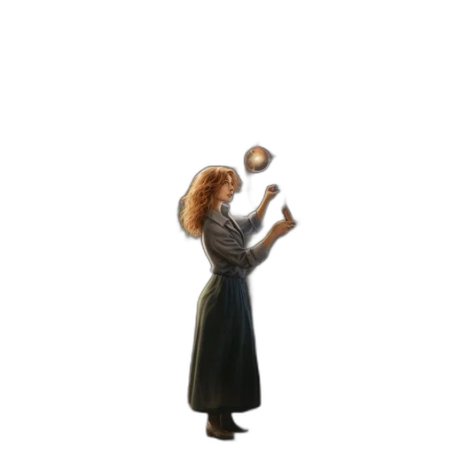 staff, hair, hat, umbrella transparent PNG cut-out