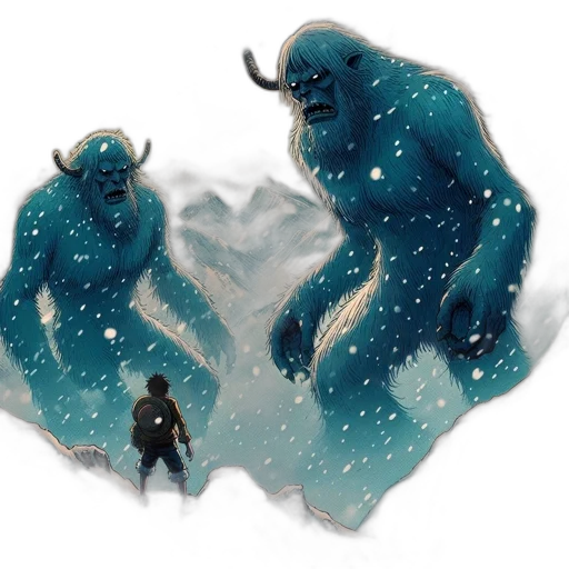 creature, concept art, fantasy art, comic book art transparent PNG cut-out
