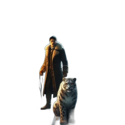 animal, jacket, creature, staff transparent PNG cut-out