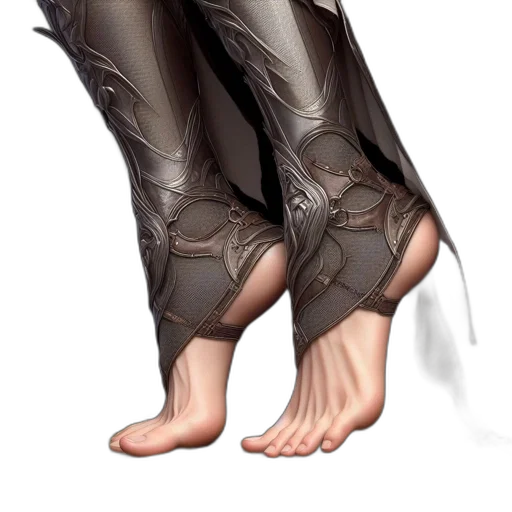 shoes, concept art, fantasy art, comic book art transparent PNG cut-out