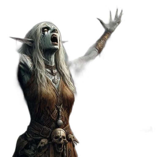staff, face, dragon, fantasy art transparent PNG cut-out