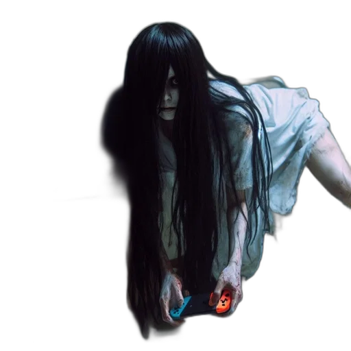 hair, creature, dress, mask transparent PNG cut-out