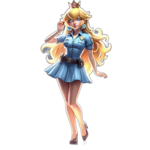 dress, staff, concept art, anime transparent PNG cut-out