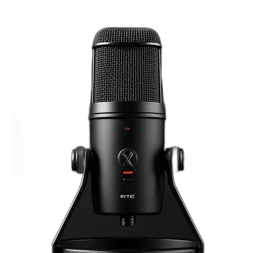 robot, 3d render, rytec, microphone transparent PNG cut-out