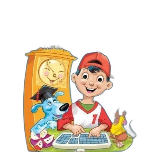 furniture, staff, hat, cartoon transparent PNG cut-out