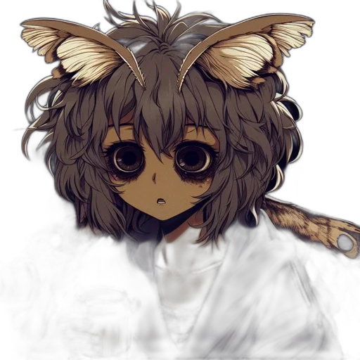mask, creature, hair, face transparent PNG cut-out