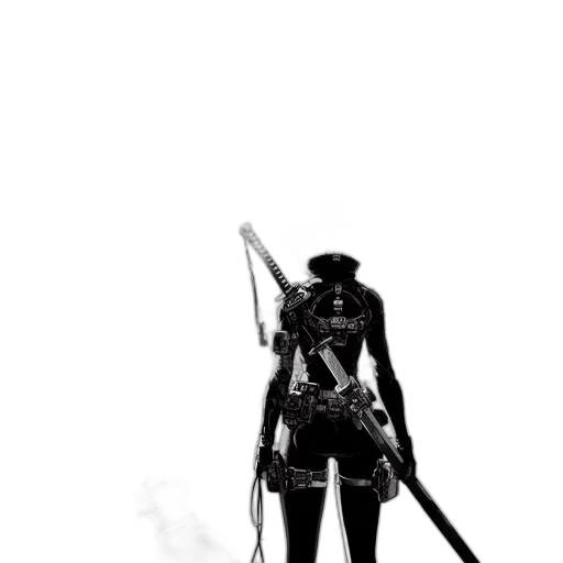 sword, staff, weapon, robot transparent PNG cut-out