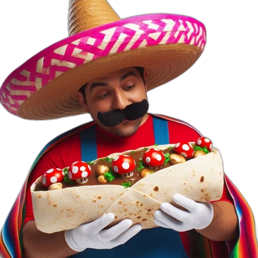 food, hat, staff, animal transparent PNG cut-out