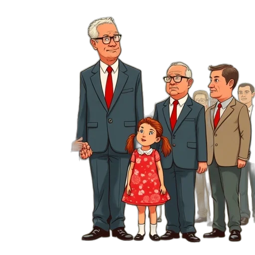cartoon, concept art, australian, labour transparent PNG cut-out