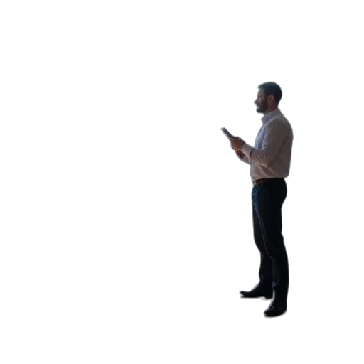 staff, robot, some, considerations transparent PNG cut-out