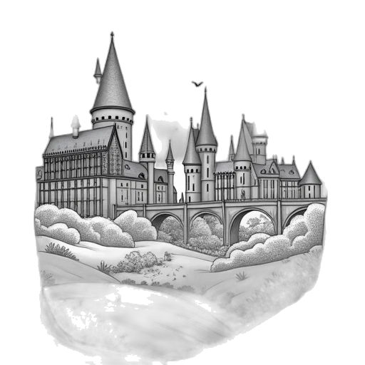 crown, building, dragon, fantasy art transparent PNG cut-out