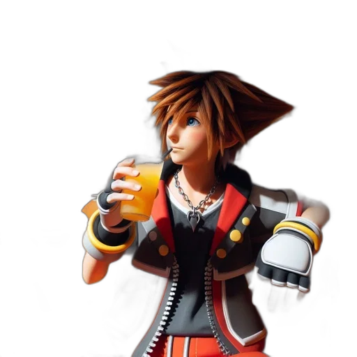 jacket, bottle, weapon, staff transparent PNG cut-out