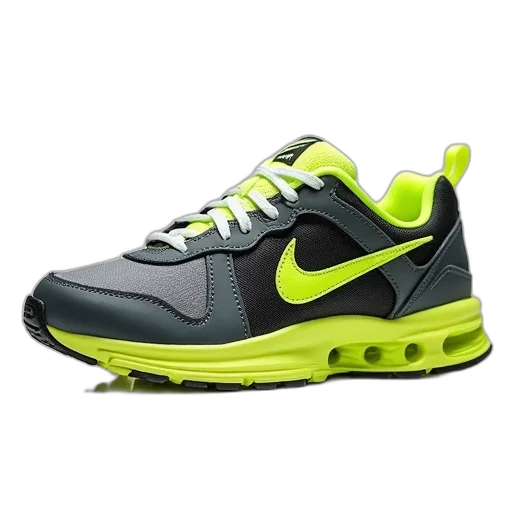 shoes, 3d render, photorealistic, neon transparent PNG cut-out