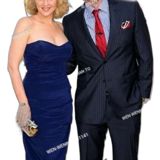 man, blue, suit, red transparent PNG cut-out