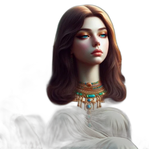 jewelry, dress, crown, face transparent PNG cut-out
