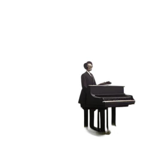 robot, furniture, concept art, pixel art transparent PNG cut-out